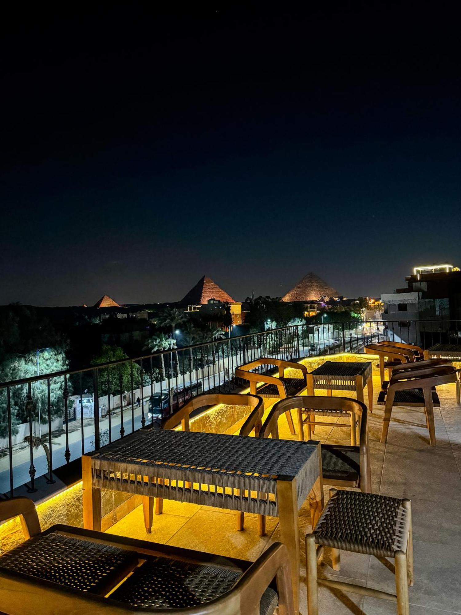 Almas Pyramids View Hotel Kafrat al Jabal Екстер'єр фото