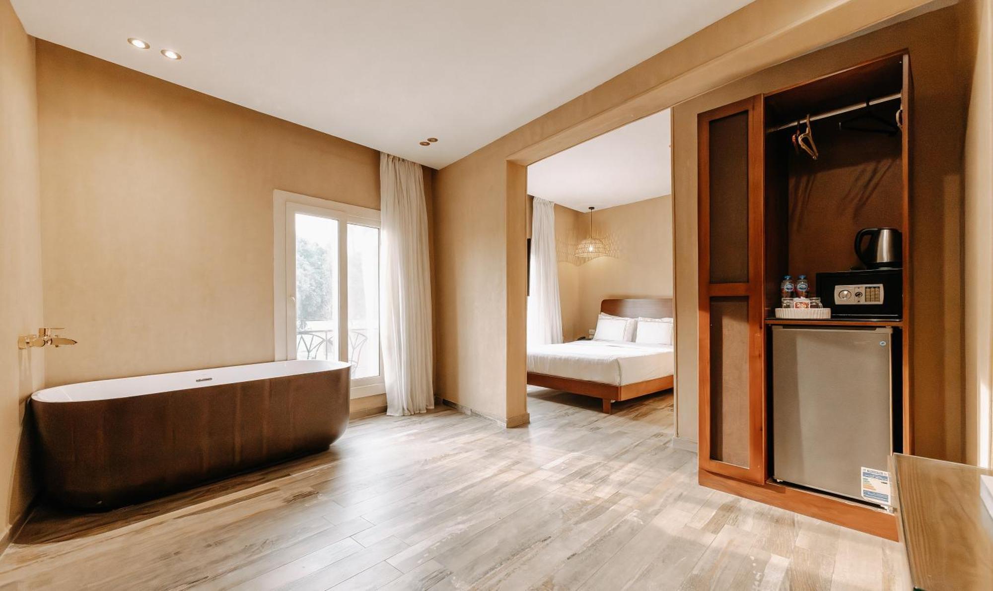 Almas Pyramids View Hotel Kafrat al Jabal Екстер'єр фото