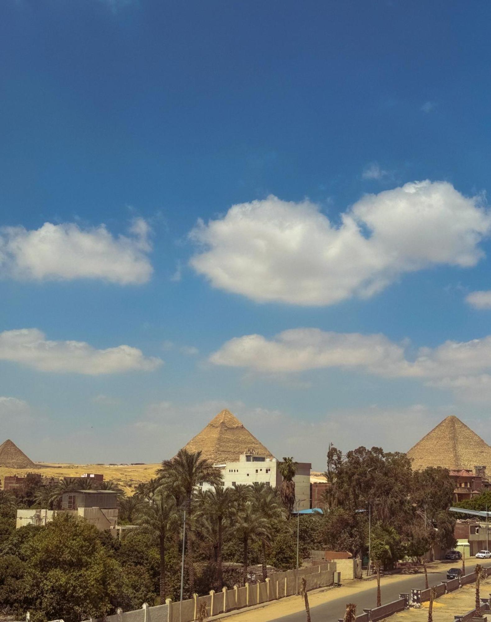 Almas Pyramids View Hotel Kafrat al Jabal Екстер'єр фото